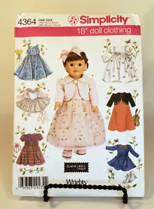 Modello bambola ragazza americana vestiti 18" bambola abiti eleganti semplicità 4364 - Foto 1 di 2