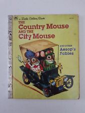 Little Golden Book - The Country Mouse And The City Mouse 1984 HC