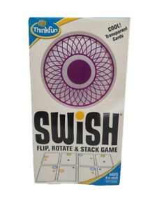Thinkfun - SWISH Transparent Card Game Flip, Rotate, & Stack Game - NEW!