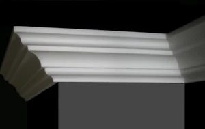 20m + 4 Ecken + 2 Kleber Styropor Zierleiste Stuckleisten Zierprofile Stuck BK88 - Bild 1 von 4