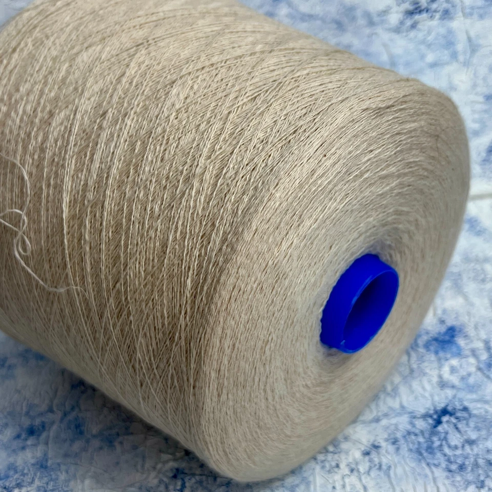 Кашемировая хлопковая кружевная пряжа на конусе 78/22% кашемир/хлопок Todd&Dunkan, на 100 г - Изображение 1 из 4