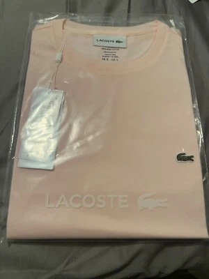 Camiseta deportiva Lacoste auténtica de algodón Pima para hombre manga corta cuello redondo TH6709 Foto 1 de 3