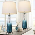 2Pack Table Lamps 3-Way Dimmable Modern Bedside Nightstand Lamp with 2 USB Ports