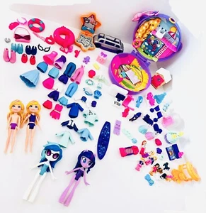Lotto misto bambole accessori vestiti Polly Pocket Micro Mini My Little Pony 2017 - Foto 1 di 14