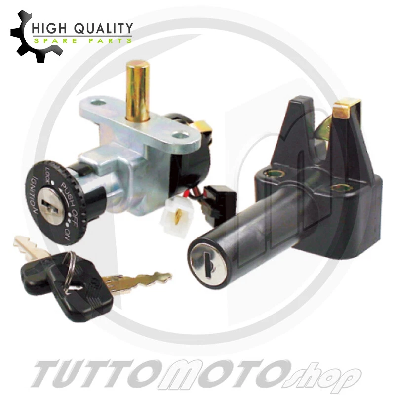 KIT SERRATURE CHIAVI KIT QUADRO AVVIAMENTO+SERRATURA SELLA MBK BOOSTER 50 1990-2002 (No versione NG)