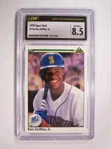 1990 Upper Deck #156 KEN GRIFFEY, JR. (Mariners / CSG 8.5) - NM/MINT+! L@@K! - Picture 1 of 2