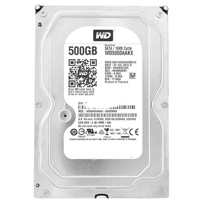 Disco Rigido WD Blue 500GB HDD WD5000AAKX 16MB 3.5" SATA III - Immagine 1 di 4