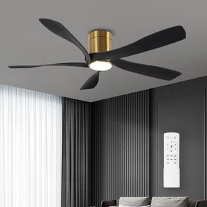 Ceiling Fans with Lights and Remote,56in Ceiling Fan with 5-Blades,Quiet Reve... - Picture 1 of 7
