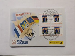 Bund 14 bloc de quatre lettres spéciales int. Expositions de timbres années 2000 - Photo 1/14