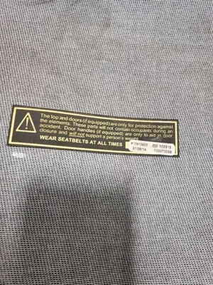 Roof Soft Top Cover Fits 97-02 WRANGLER 656217 - Image 1 of 4