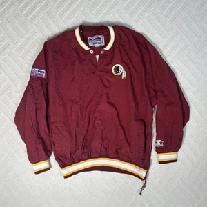 Chaqueta De Colección Para Hombre Mediana Washington Redskins Roja Años 90 Fútbol Americano EE. UU. - Imagen 1 de 8