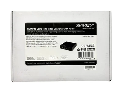 StarTech.com HD2VID2 HDMI to Composite Video Converter with Audio - Image 1 of 4
