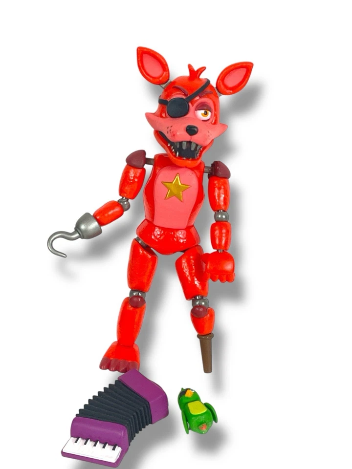 Five Nights at Freddy's Rockstar Foxy Figura Pizza Simulador Completo Foto 1 de 3
