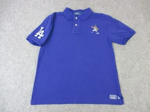 Los Angeles Dodgers Shirt Jugend mittelblau MLB Baseball Polo Bär Maskottchen - Bild 1 von 13