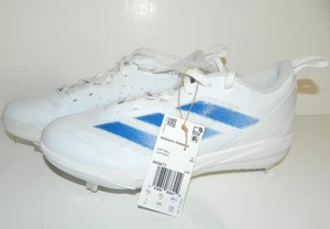 Botines de softbol Adidas Adizero Instinct TP blancos azules para mujer talla 7 NUEVOS NUEVOS CON ETIQUETAS - Imagen 1 de 9