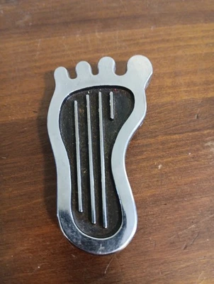 Cubierta de interruptor de atenuación cromada descalza para atenuadores de montaje en piso Hot Rod vintage  Foto 1 de 2