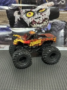 Monster Jam Fire Zombie Loose Truck 1/64 Played Orange Black 5 Pack - Picture 1 of 4
