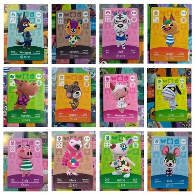 Animal Crossing Amiibo Card Series 3 4 5 Nintendo UK Version Official & Unused