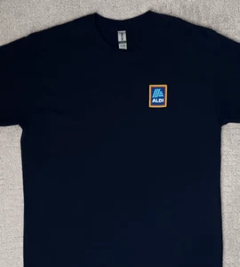 Aldi Great People T-Shirt tolle Preise _ Größe L _ Farbe: dunkelblau - Bild 1 von 2
