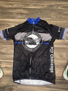 Apogee Cycling Jersey Men’s Large Pratt & Whitney Black #GG - Picture 1 of 4