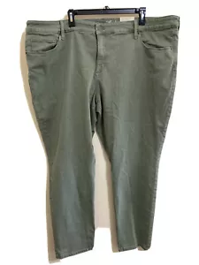 Universal Thread Jeans Damen Gr. 26 W Skinny Grün Denim Baumwolle Glatte Skulpturen - Bild 1 von 8