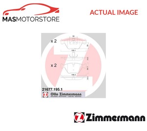 BRAKE PADS SET BRAKING PAD FRONT ZIMMERMANN 216771951 P NEW OE REPLACEMENT