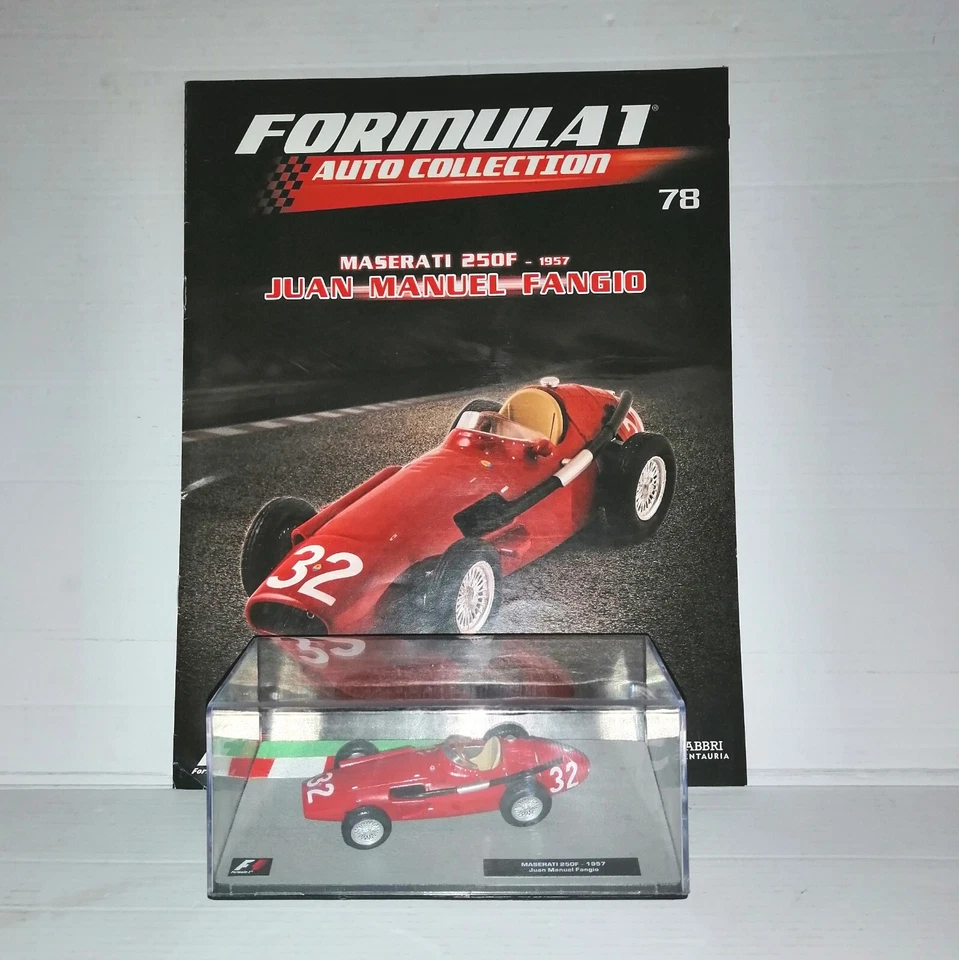 MASERATI 250F 1957 J.MANUEL FANGIO #F1 CON FASCICOLO SCALA 1/43 - Immagine 1 di 1