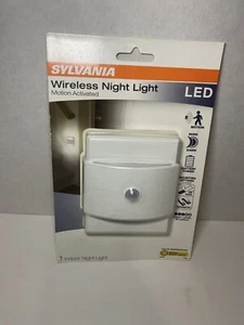 Sylvania WIRELESS MOTION ACTIVATED LED NIGHT LIGHT- NEW in PACKAGE - Picture 1 of 2