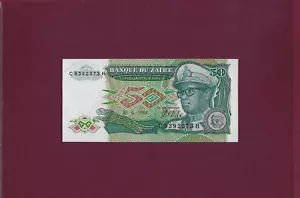 ZAIRE 50 ZAIRES 1988 P-32 UNC - Picture 1 of 2