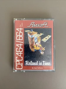 Jeu Roland In Time Amstrad CPC 6128 664 Disk Amsoft Edition Uk - Afbeelding 1 van 10