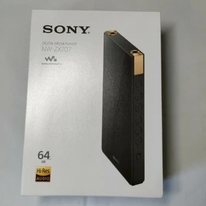 SONY WALKMAN NW-ZX707 64GB Hi-Res ZX Series Audio Player Black 4548736140837 - Picture 1 of 3