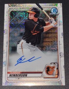 2020 Bowman Chrome Mega Gunnar Henderson Prospect Auto!!!