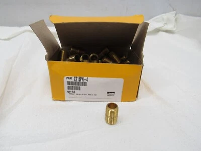 Box of 50 Parker X215PN-4 1/4" x 1/4" New NFP Brass Coupling Connector Fittings - Image 1 of 4