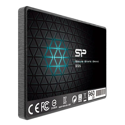 960GB Silicon Power SATA III SSD S55 2.5-inch TLC Ultra-slim 7mm (530/500MB/sec) - Image 1 of 4