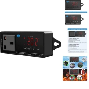 Versatile Reptile Thermostat: 1100W Digital Control for Stable Environments - Picture 1 of 13