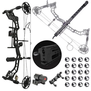 Archery Compound Bow Bow Launcher Set 35-70lbs Alloy Bow Hunting Shooting Target - Picture 1 of 17