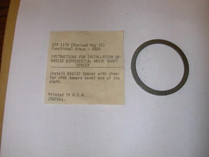 ORIGINAL John Deere Differential Antriebswelle Distanzstück R45132 - Bild 1 von 3