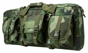 VISM Short Double Rifle Case DLX 28" Tactical Small Rifle Bag Carbine Bag WOODS - Picture 1 of 5