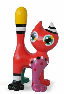 Jacky Zegers Cat Tony Pop Art Collectors Item Signed Sculpture Figure 20460A - Picture 1 of 2