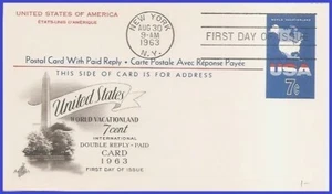 USA4 #UY19 U/A ARTCRAFT FDC   Map - Bild 1 von 1