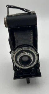 KODAK JUNIOR SIX-16 SERIES III 128/6.3 KODAK ANASTIGMAT w/ leather shoulder case - Picture 1 of 9