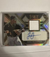 2023 Panini Select Baseball Termarr Johnson #PJA-TJ Patch Auto 70/99 RC Relic