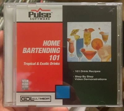 HOME BARTENDING 101: Tropical & Exotic Drinks - WIN MAC CD-ROM Software - Image 1 of 3