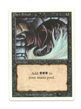 1994 Magic: The Gathering MTG Card - Revised 3rd Edition - Dark Ritual