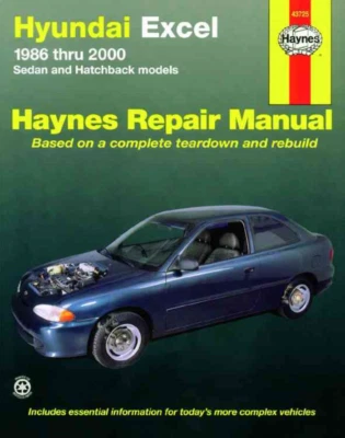 Manual Hyundai Excel 1986-2000 Haynes Taller Gasolina Servicio y Reparación - Imagen 1 de 4