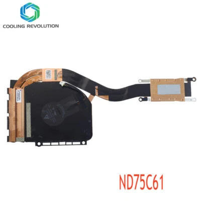 Laptop CPU Heatsink Fan AT30S002ZCL for Dell Latitude E7420 7420 00WR96 0WR96 - Image 1 of 2