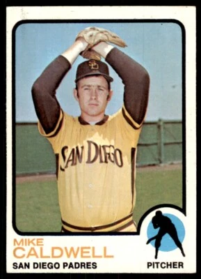 1973 Topps. Mike Caldwell Baseball Cards #182 - Image 1 of 2