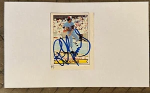 ROSS GRIMSLEY SIGNED 3"X5" INDEX CARD MLB AUTO ORIOLES REDS EXPOS AUTOGRAPH - Picture 1 of 1