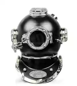Antique Mark V Deep Sea Scuba Divers Diving Helmet US Navy Marine Halloween - Picture 1 of 5