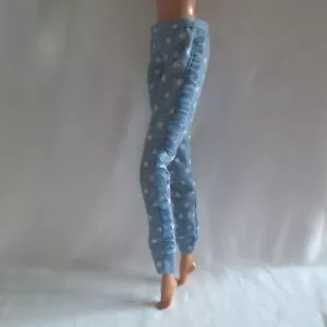 NEW! 2020 Barbie Extra Doll Blue White Star Ruffle Denim Jeans Pants ~ Clothing - Picture 1 of 1